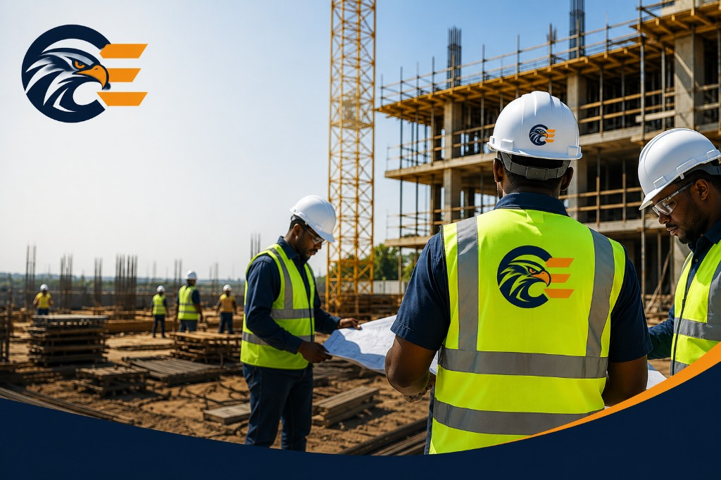 Building construction and civil works site activity